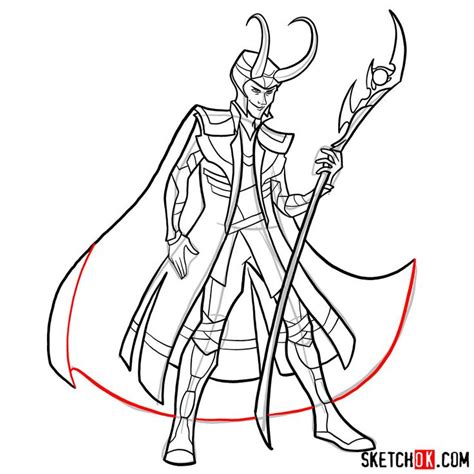 How To Draw Loki Step By Step Tutorial