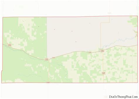 Map of Cheyenne County, Colorado