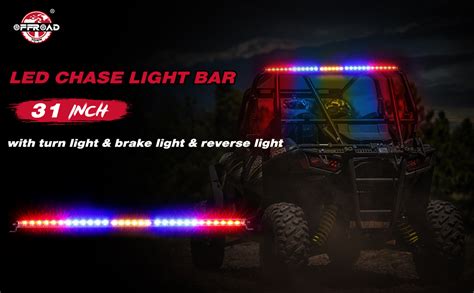 Amazon Rear Chase Light Bar Offroadtown Inch Chasing Led Light