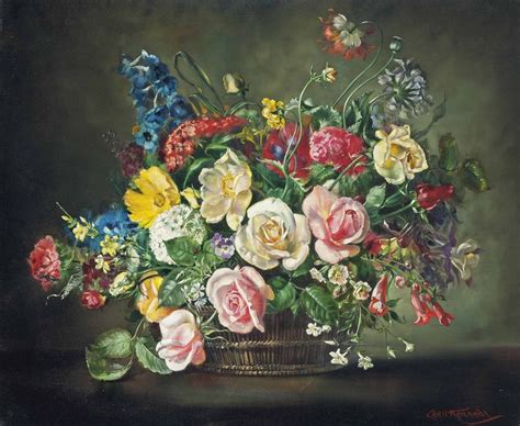 Cecil Kennedy Oil Painting Flowers Painting Flower Art