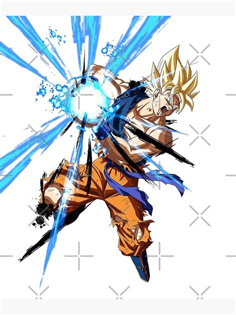 "goku kamehameha" Poster for Sale by fresh-hoods | Redbubble