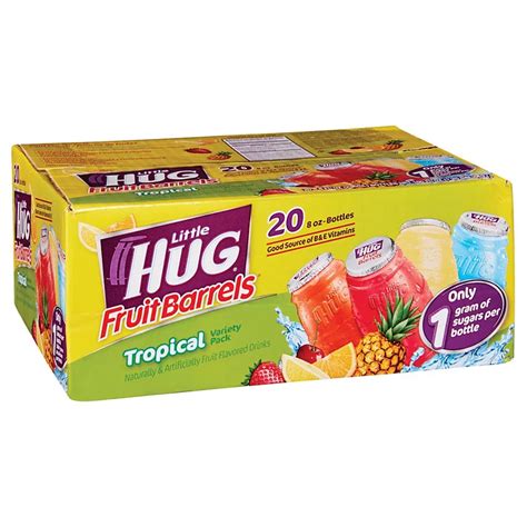 Little Hug Tropical Fruit Barrels Variety Pack 8 oz Bottles - Shop ...