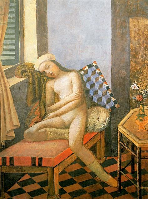 Sleeping Nude 1980 Balthus WikiArt Org