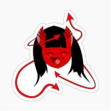 Meru The Succubus Sticker For Sale By Mangakarim Redbubble