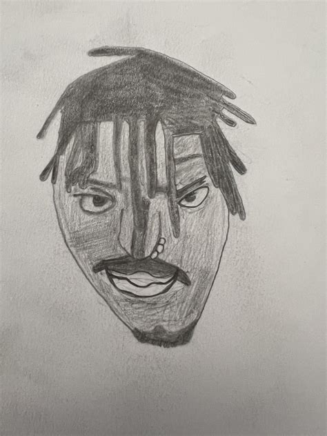 My Attempt On Drawing Juice Wrld Im Not Really Good At Drawing Faces