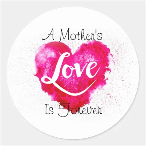 Mom Classic Round Sticker Zazzle