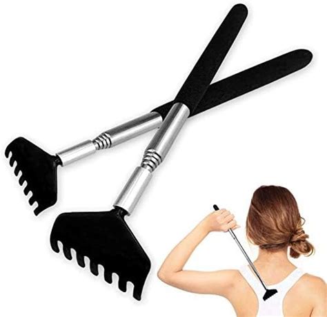 Yimicoo 8 Pack Back Scratcher For Adults Extendable Bear