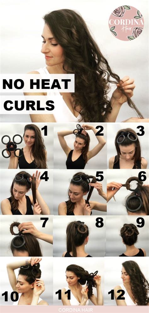 How To No Heat Curls Curls No Heat Heatless Curls Overnight Hairstyles