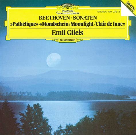 Beethoven Piano Sonatas Nos 8 Pathtique 13 14 Moonlight