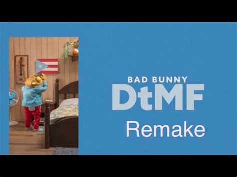 Bad Bunny Dtmf Remake Lyrics Video Youtube