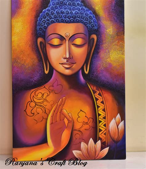 Canvas Buddha Painting Easy Atelier Yuwa Ciao Jp