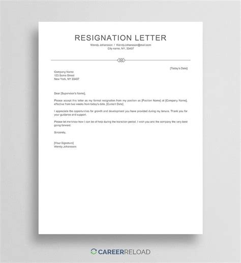 Llc Resignation Letter Template Prntbl Concejomunicipaldechinu Gov Co