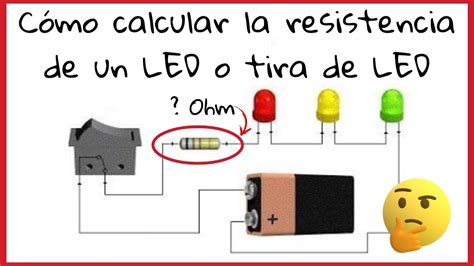 C Mo Calcular La Resistencia De Un Led O Tira De Led Ejemplo Pr Ctico