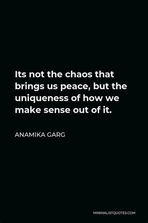 Chaos Quotes Minimalist Quotes