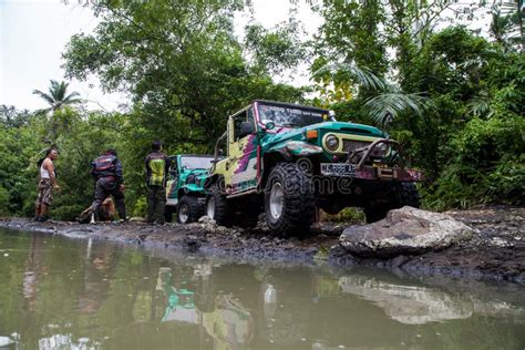 Bali Indonesia De Marzo De Suv En La Selva Tropical Fotograf A