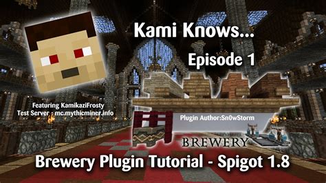 Brewery Plugin Tutorial 1 8 Get Drunk In Minecraft Youtube