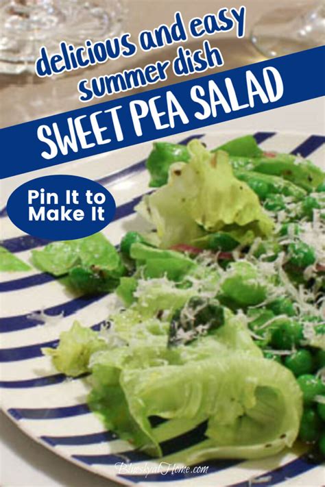 Light and Refreshing Sweet Pea Salad Recipe - Bluesky at Home