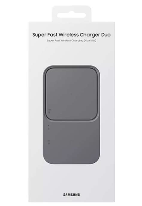 Buy Samsung Samsung Super Fast Wireless Charger Duo With Travel Adapter 15w Black 2025 Online