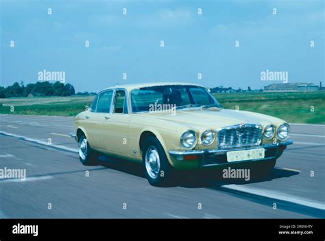 Jaguar Car Model XJ 6 Series II UK 1976 Stock Photo Alamy