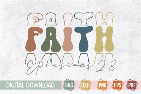 Faith Ephesians 28 Svg Design Graphic By Svgstudiodesignfiles