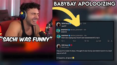 Tarik Reacts To Babybay Apologizing To Sen Sacy For Calling Him Sachi