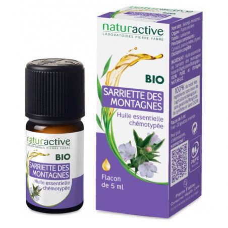 Naturactive Huile Essentielle Bio Sarriette Des Montagnes 5 Ml