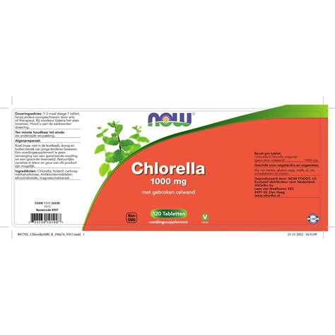 Chlorella 1000 mg (NOW)
