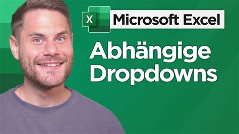 Abhängige Dropdown Liste erstellen in Excel 2024 YouTube