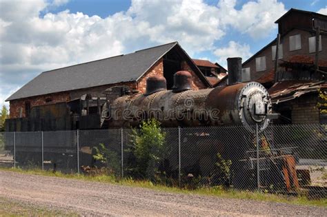 Northern Pacific Steam Locomotive Stock Image Image Of Colapsing