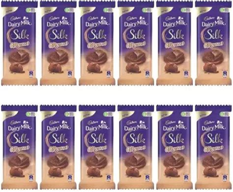 Cadbury Dairy Milk Silk Mousse Chocolate Bar G Set Of Bars X