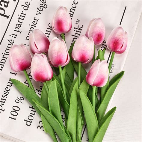 Artificial Tulips Real Touch Artificial Flowers Fake Tulip Latex