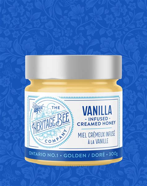 Vanilla Creamed Local Ontario Honey | Heritage Bee