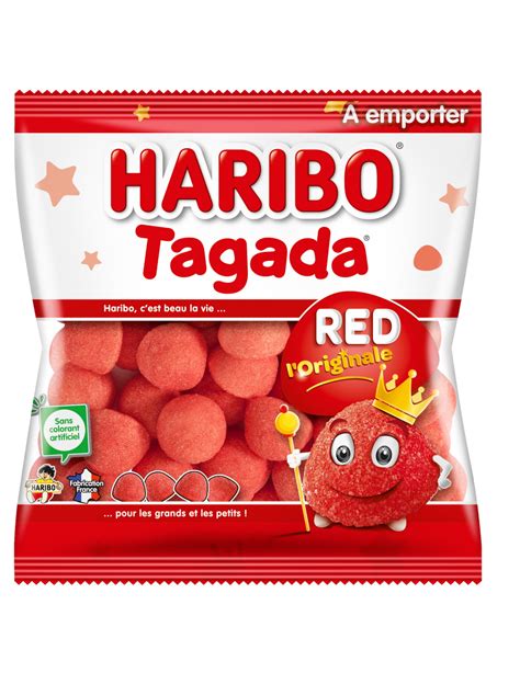 Sachet Bonbons Haribo Fraises Tagada 120 Gr Vegaooparty