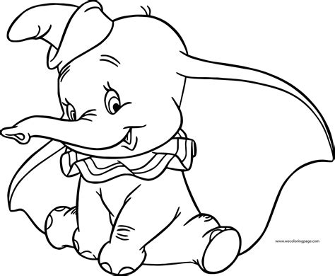 Easy Baby Dumbo Coloring Pages for Little Artists – NgTalks