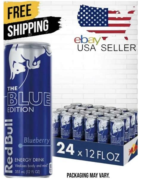 Red Bull Energy Drink Blue Edition Blueberry Fl Oz Each Pack