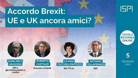 Accordo Brexit Ue E Uk Ancora Amici Ispi