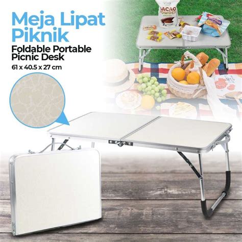 Jual Meja Lipat Portable Camping Piknik Outdoor Folding Table