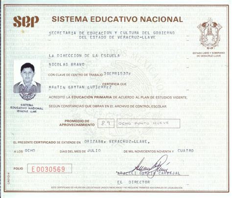 Cómo obtener el certificado de primaria en el Estado de México