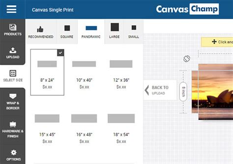 Panoramic Canvas Prints Custom Panoramic Canvas India