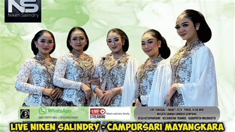 Live NIKEN SALINDRY Campursari MAYANGKARA Live Wisata Sumber Gempong