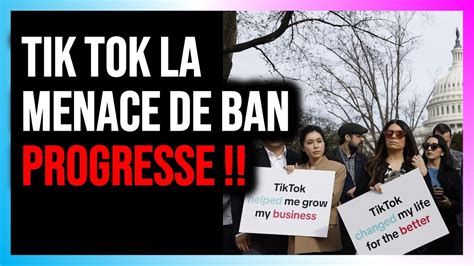 États Unis Le Projet De Loi Qui Menace De Bannir Tiktok Est Adopté Youtube