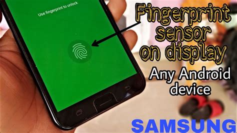 How Install Fingerprint Sensor On Mobile Display Any Samsung Android Device Hindi Youtube