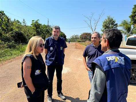 Acre Deracre Vistoria Obras Na Transacreana Em Rio Branco Folha Nobre