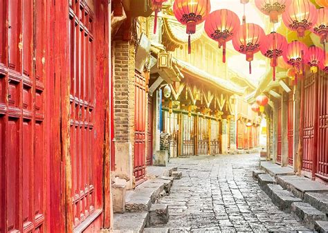 Amazon BELECO 7x5ft Fabric Chinese Old Town Backdrop Red Doors