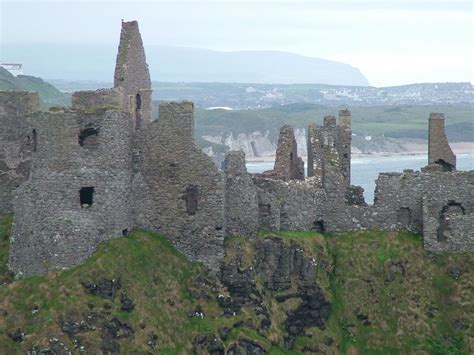 Dunluce Castle a renowned ruins in Northern Ireland