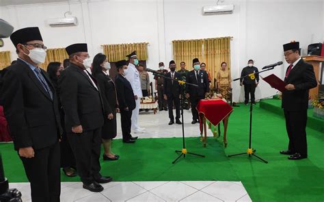 Sakariyas Lantik Pejabat Tinggi Pratama Dan Administrator Kalteng Ekspres