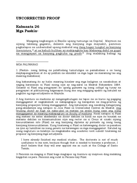 Kabanata 30 El Filibusterismo Philippin News Collections