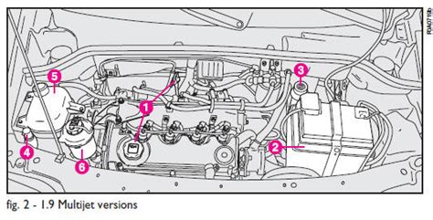 Checking The Levels Vehicle Maintenance Fiat Doblo Owners Manual Fiat Doblo Fiat Manuals