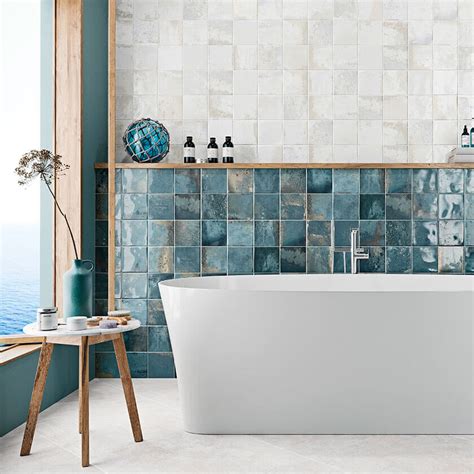 Geotiles Provence Blue Gloss X Mm Stiles