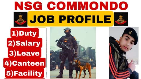 NSG Commondo कस बन Nsg Commondo Job Profile Nsg commondo salary